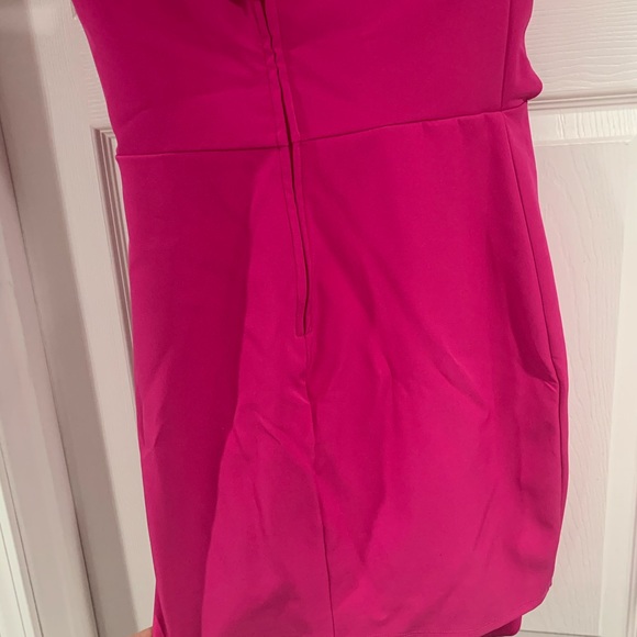 Hot pink Midi dress - Picture 2 of 4